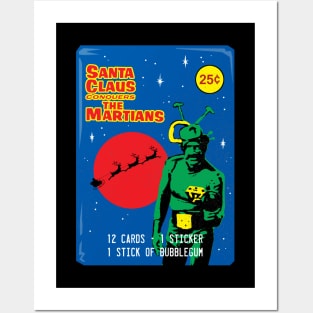 Santa Claus Conquers the Martians Bubblegum Cards Posters and Art